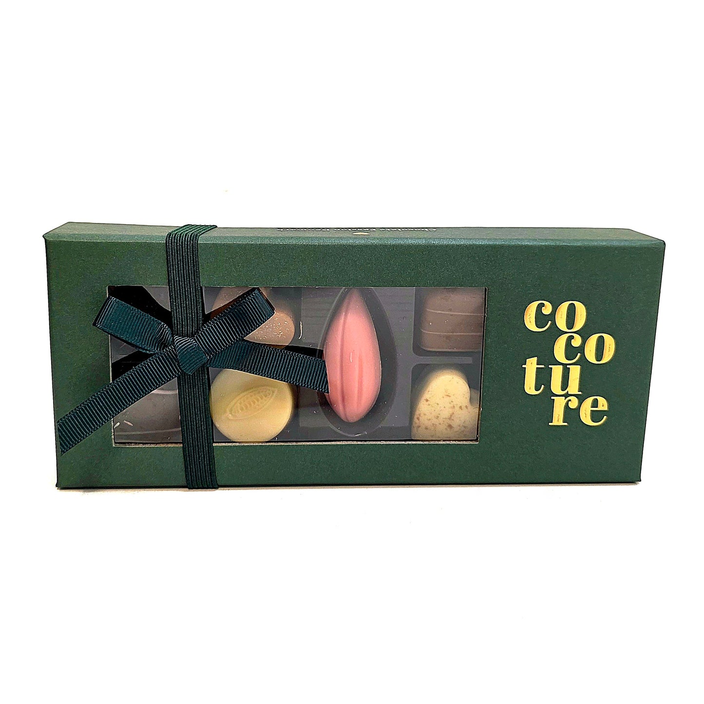 Fyldte chokolader og konfekt (9 stk)